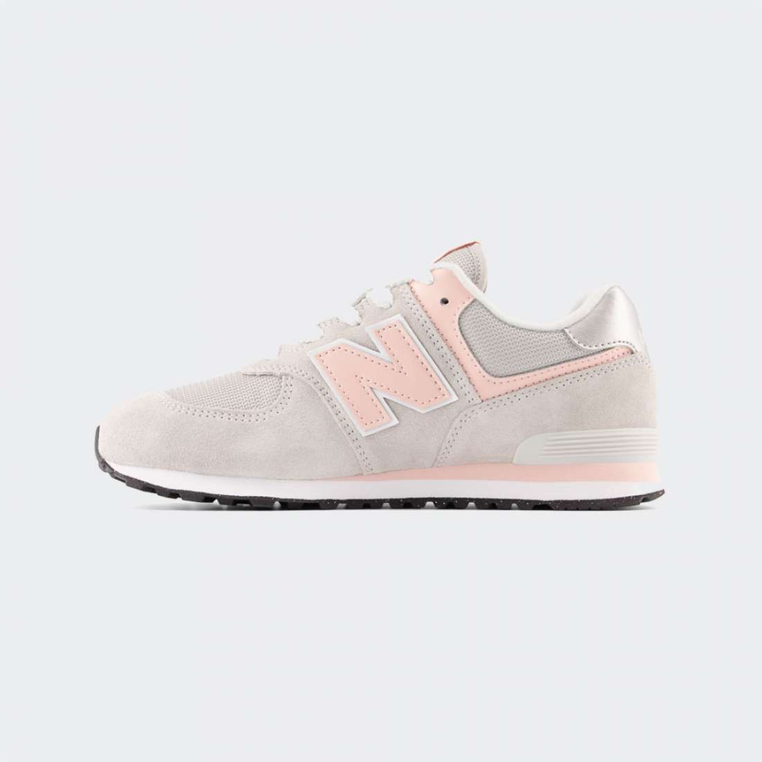 NEW BALANCE 574 J RAIN CLOUD/PINK HAZE