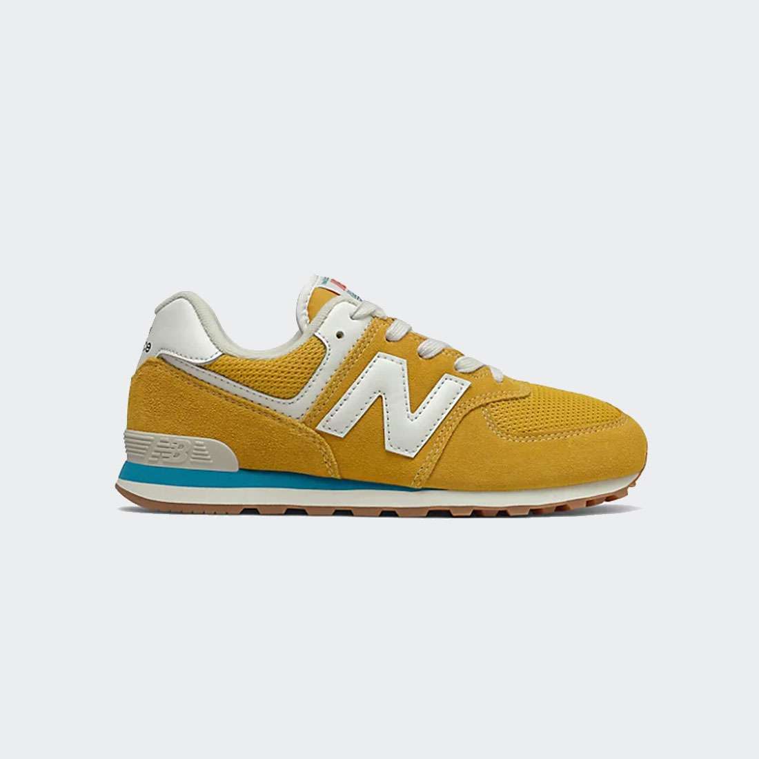 NEW BALANCE 574 J VARSITY GOLD/DEEP SKY