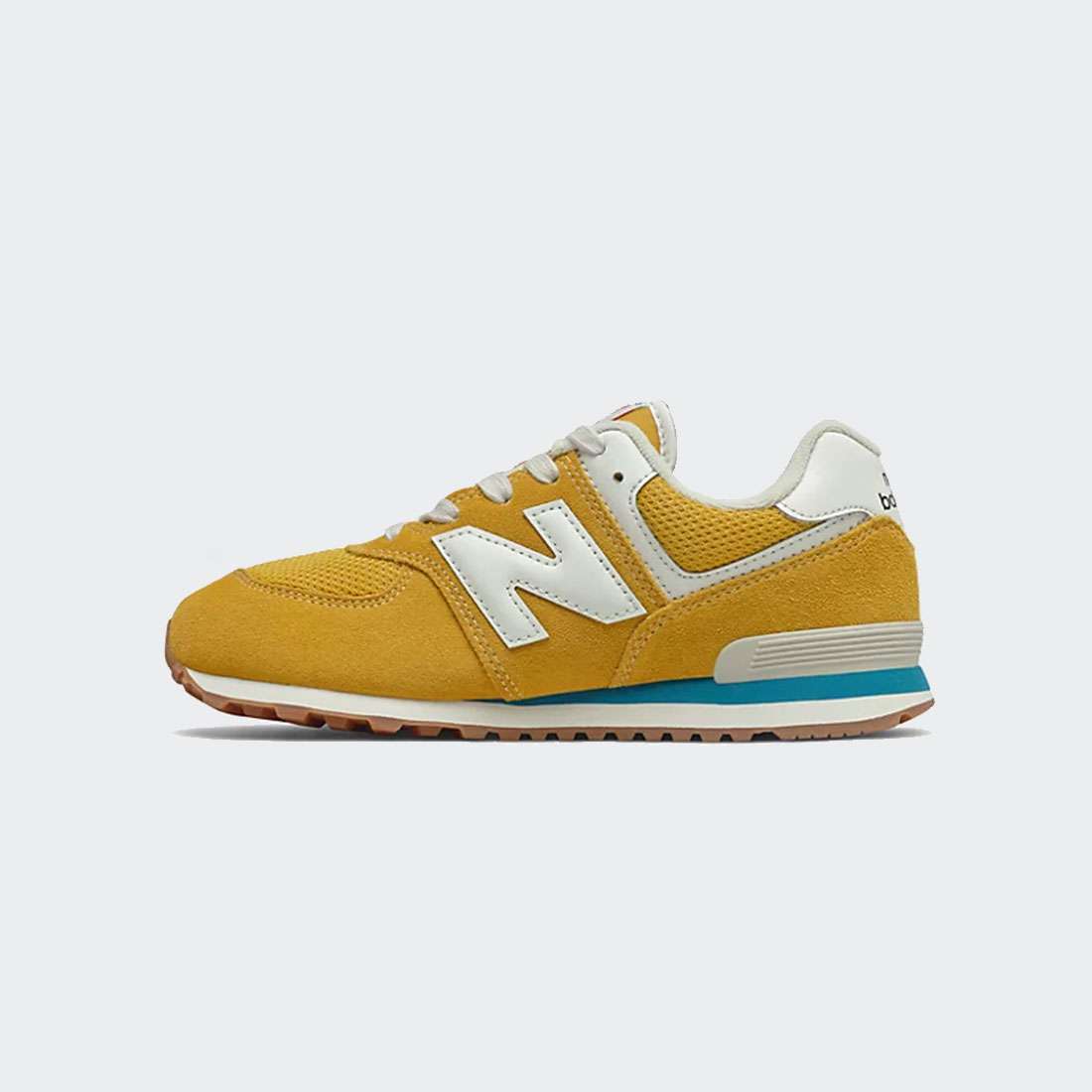 NEW BALANCE 574 J VARSITY GOLD/DEEP SKY