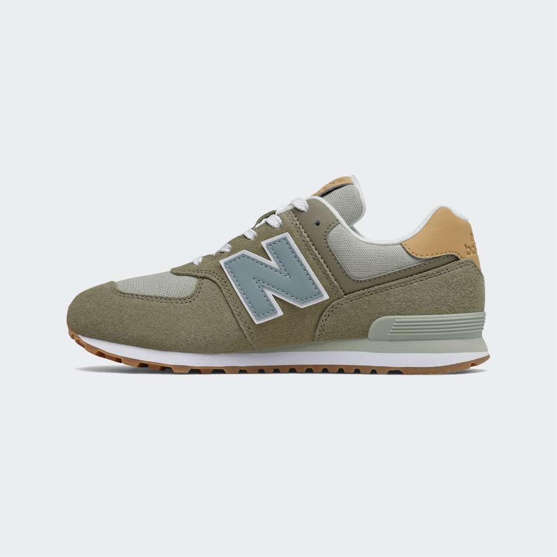 NEW BALANCE 574 COVERT GREEN/SILVER PINE