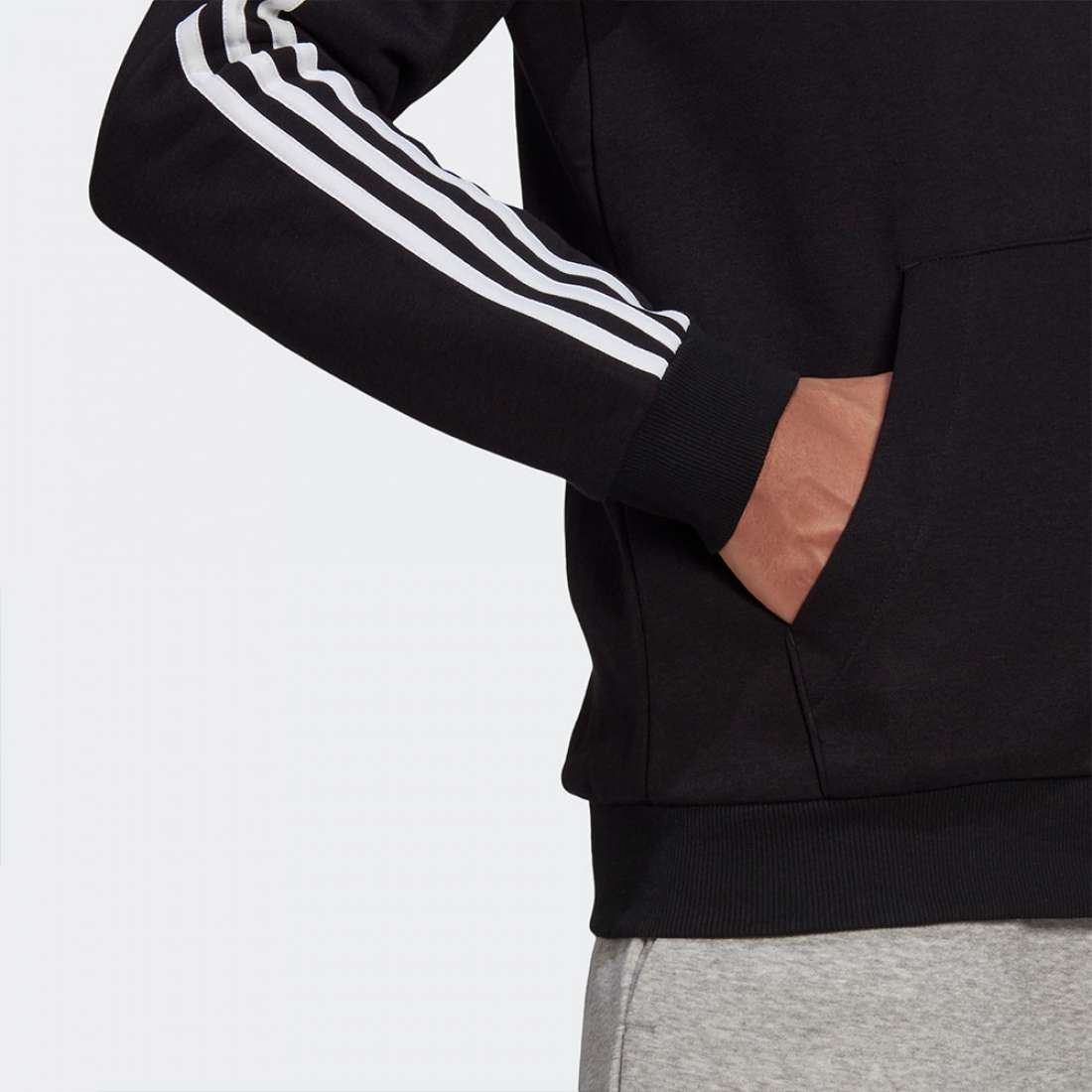 CASACO ADIDAS 3-STRIPES ESSENTIALS BLACK