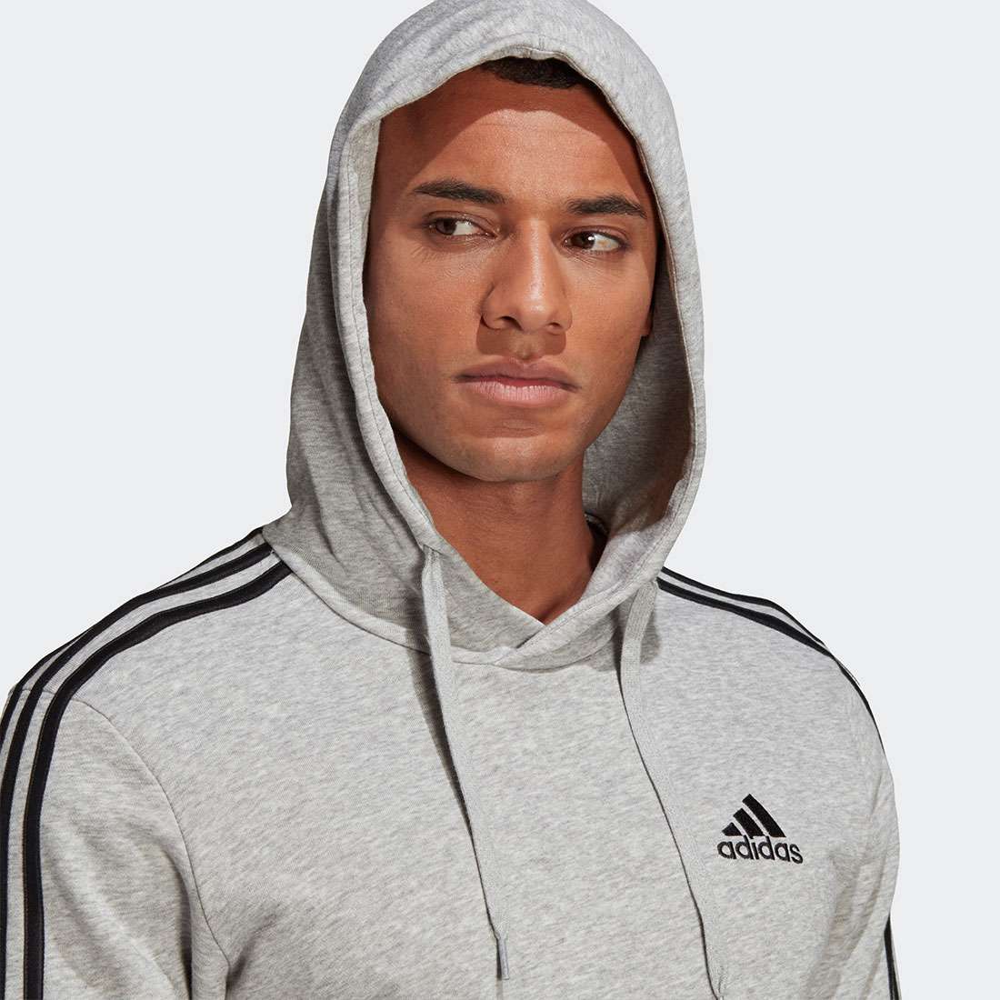 HOODIE ADIDAS ESSENTIALS 3 STRIPES URCIMÉ/BLACK