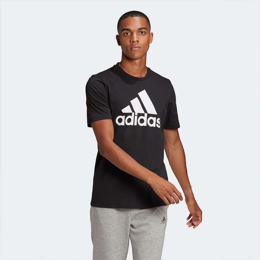 TSHIRT ADIDAS ESSENTIALS BLACK/WHITE