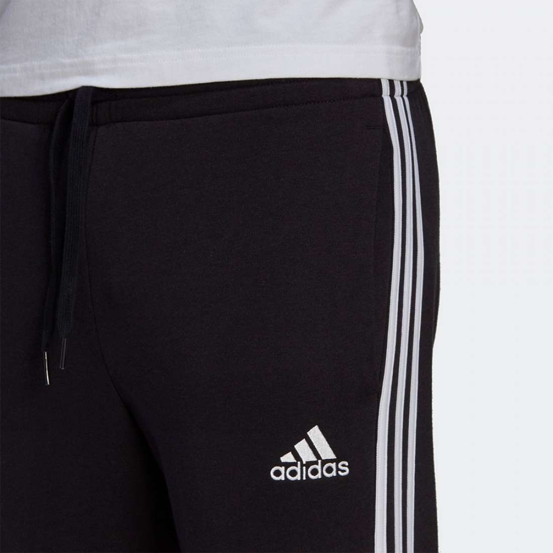 CALÇAS ADIDAS 3-STRIPES BLACK/WHITE