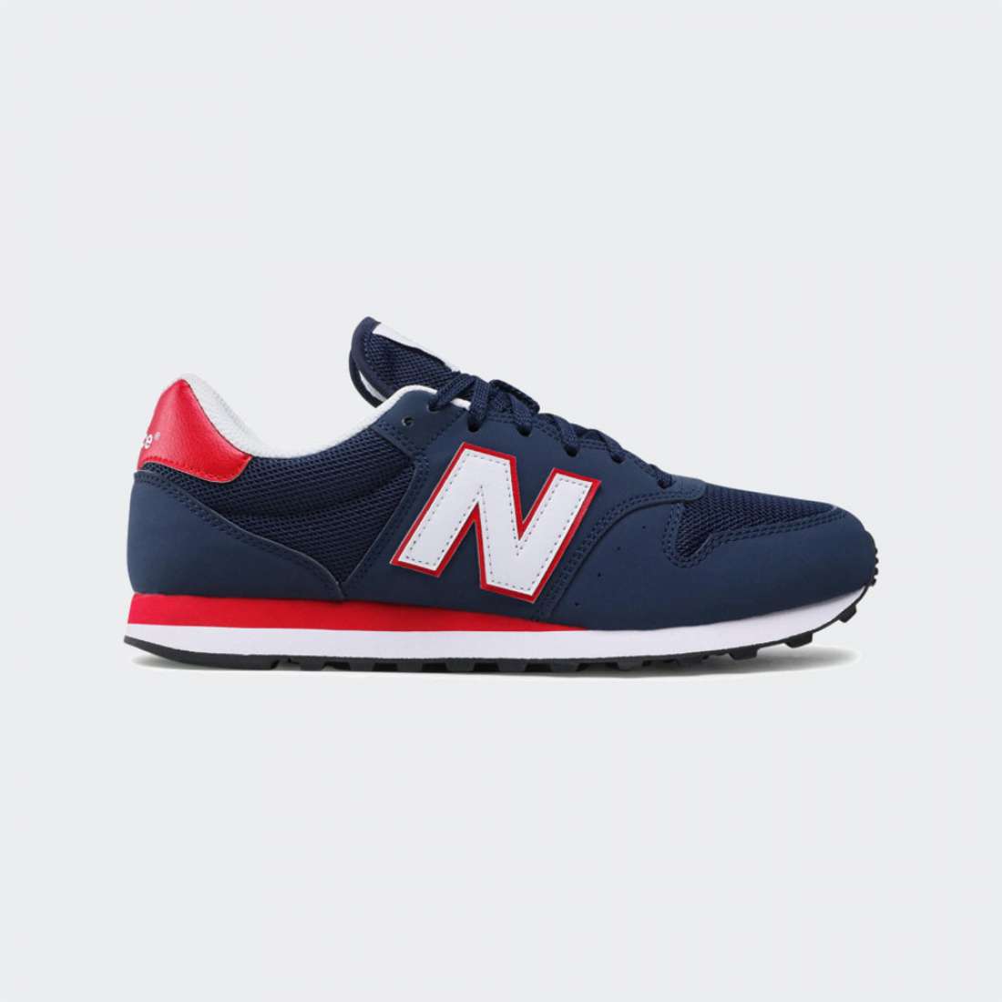 NEW BALANCE 500 NATURAL INDIGO/TEAM RED