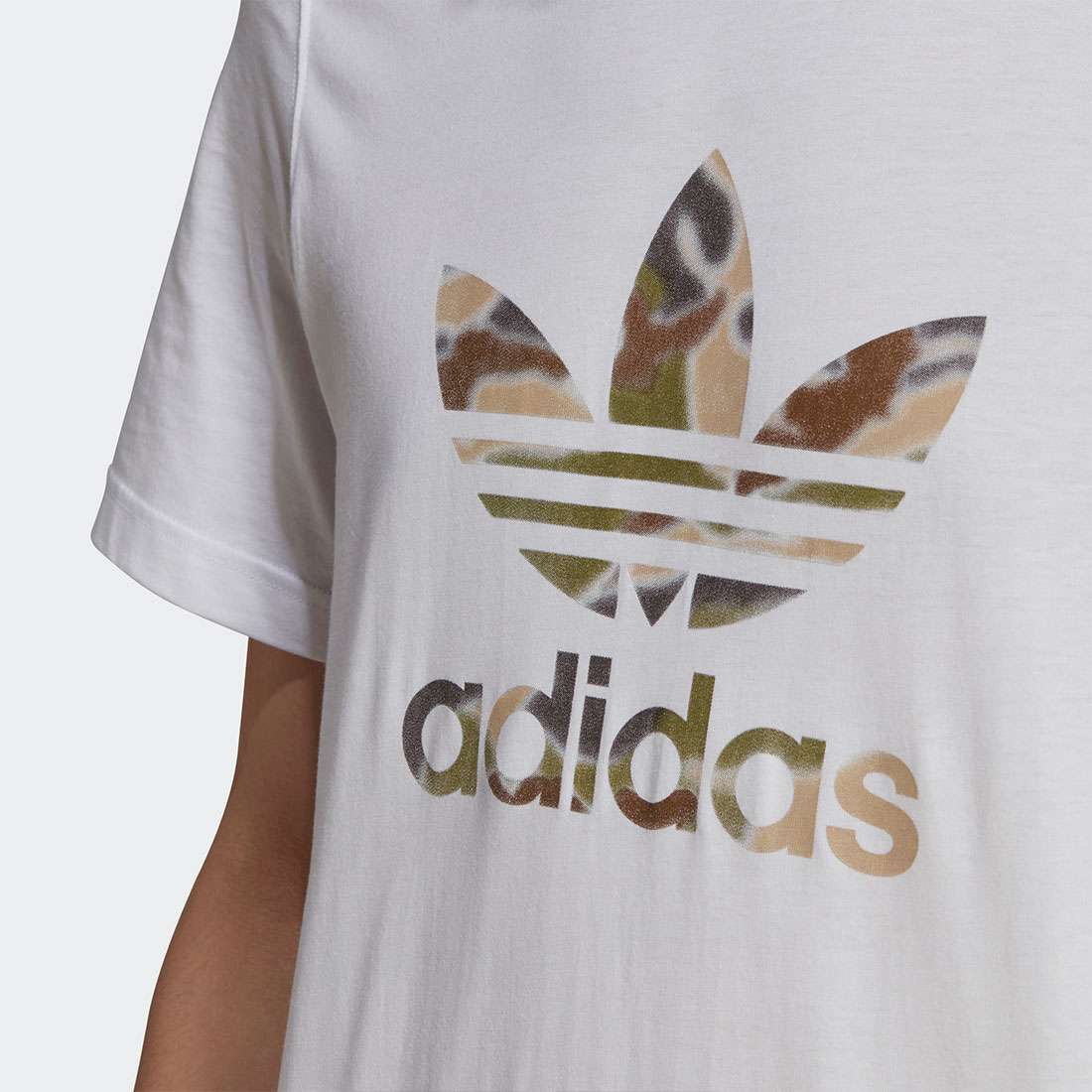 T-SHIRT ADIDAS CAMO WHITE/WLPIME/MULTCO