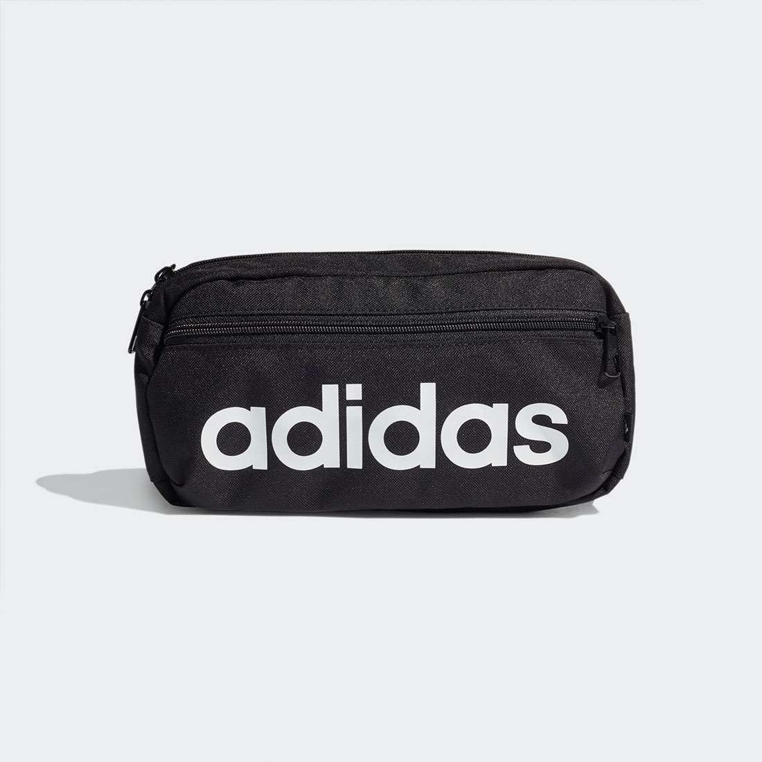 BOLSA ADIDAS LINEAR BUM BLACK/WHITE