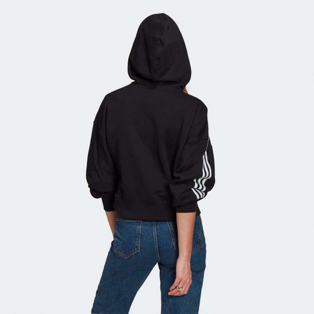 HOODIE ADIDAS 3-STRIPES ADICOLOR CLASSIC BLACK