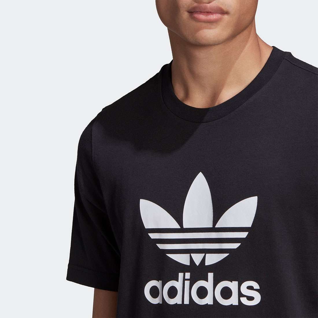 T-SHIRT ADIDAS TREFOIL BLACK/WHITE