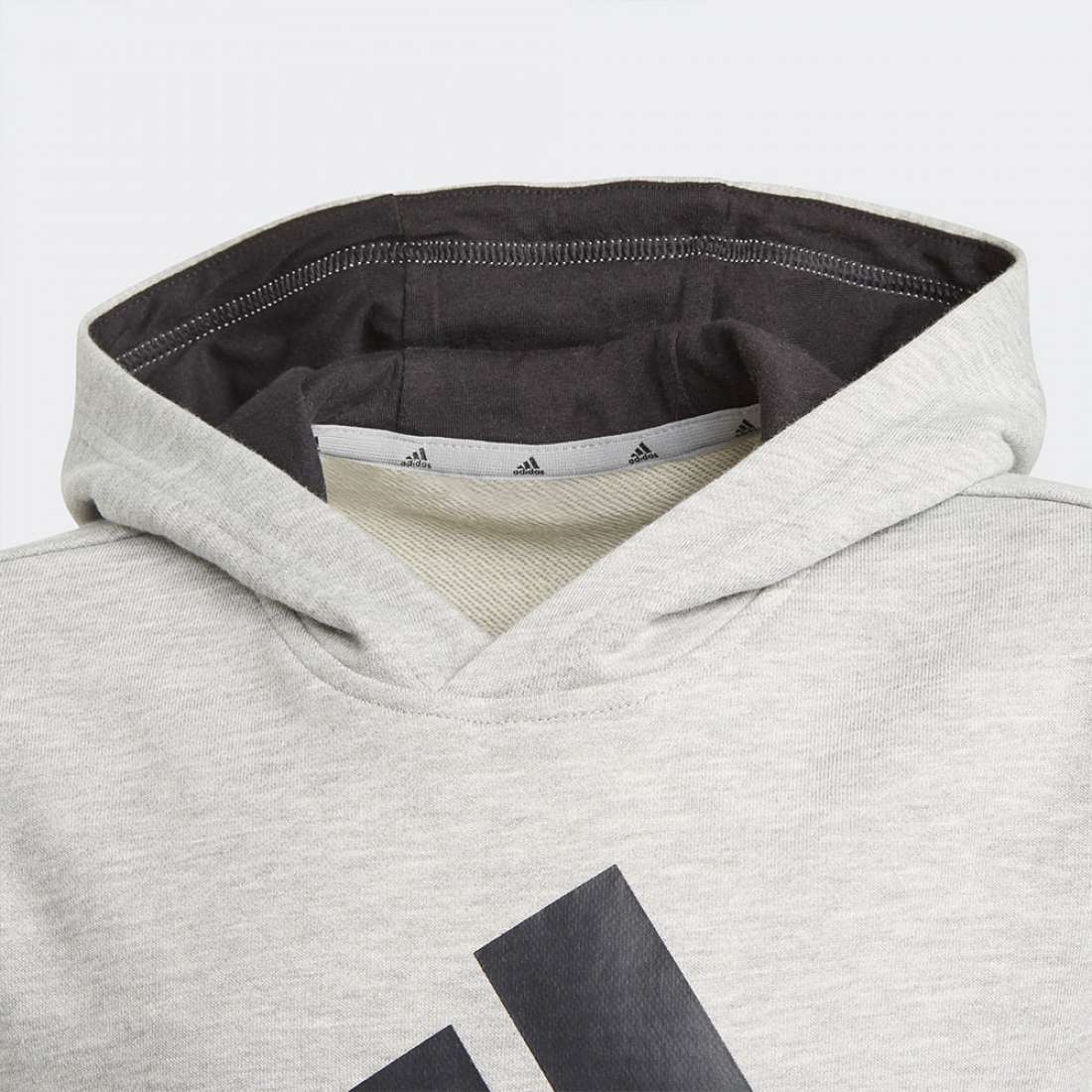 HOODIE ADIDAS BADGE OF SPORT K GREY/BLACK