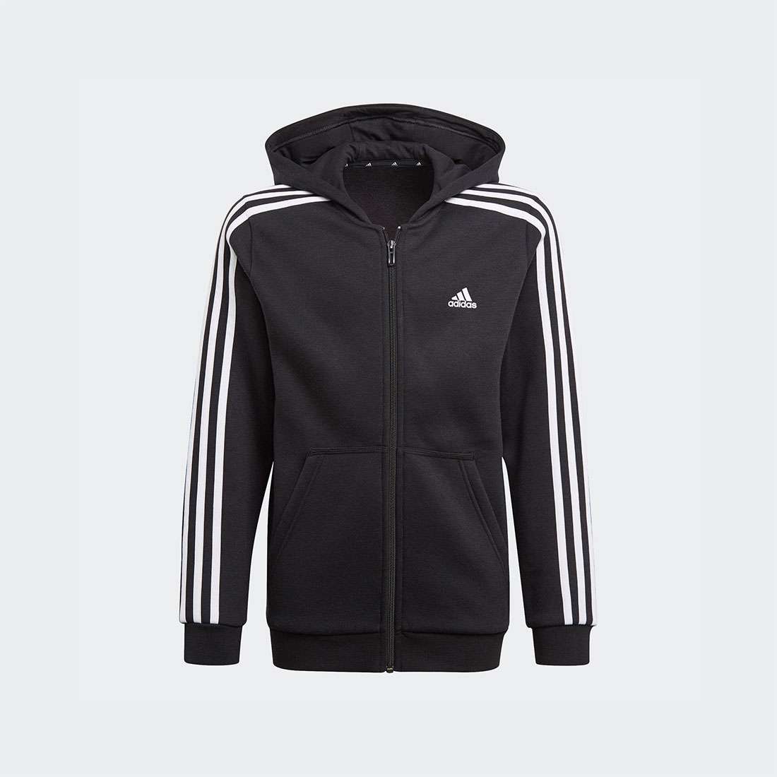 CASACO ADIDAS 3-STRIPES BLACK/WHITE