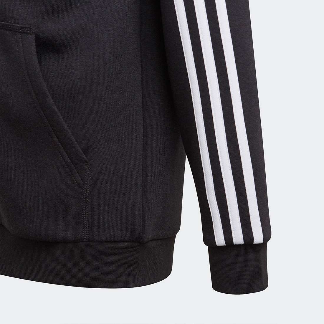 CASACO ADIDAS 3-STRIPES BLACK/WHITE