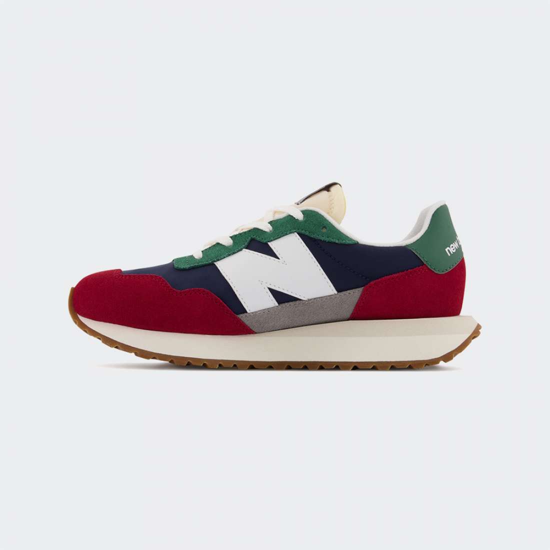 NEW BALANCE 237 J NB SCARLET/NATURAL INDIGO