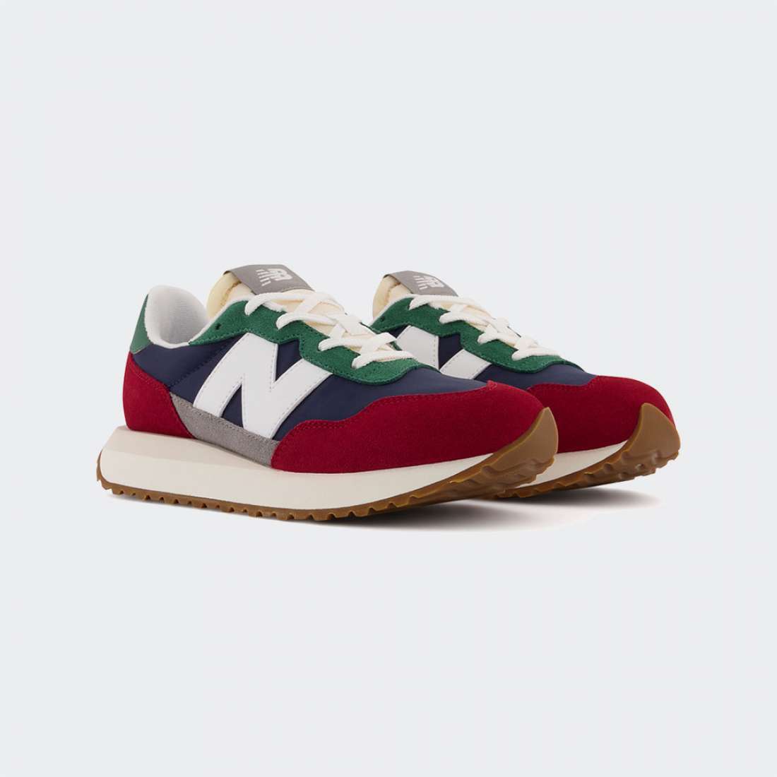 NEW BALANCE 237 J NB SCARLET/NATURAL INDIGO