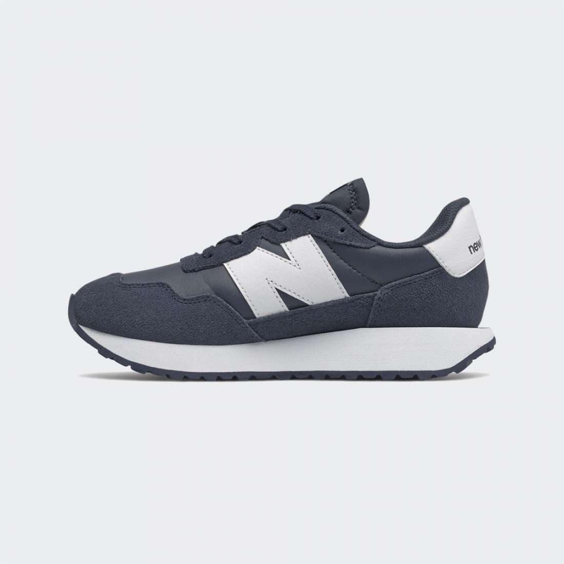 NEW BALANCE 237 J NAVY/WHITE