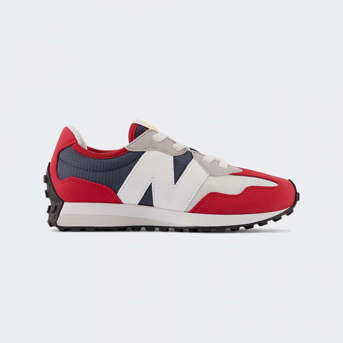 NEW BALANCE 327 J TEAM RED/NATURAL INDIGO