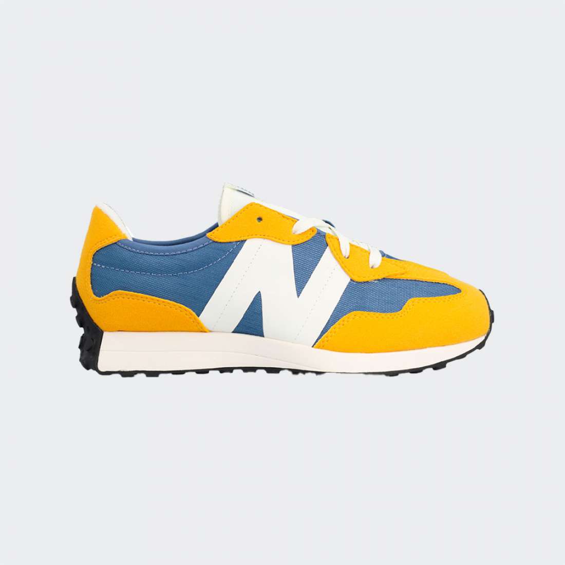 NEW BALANCE 327 MERCURY BLUE/VARSITY GOLD