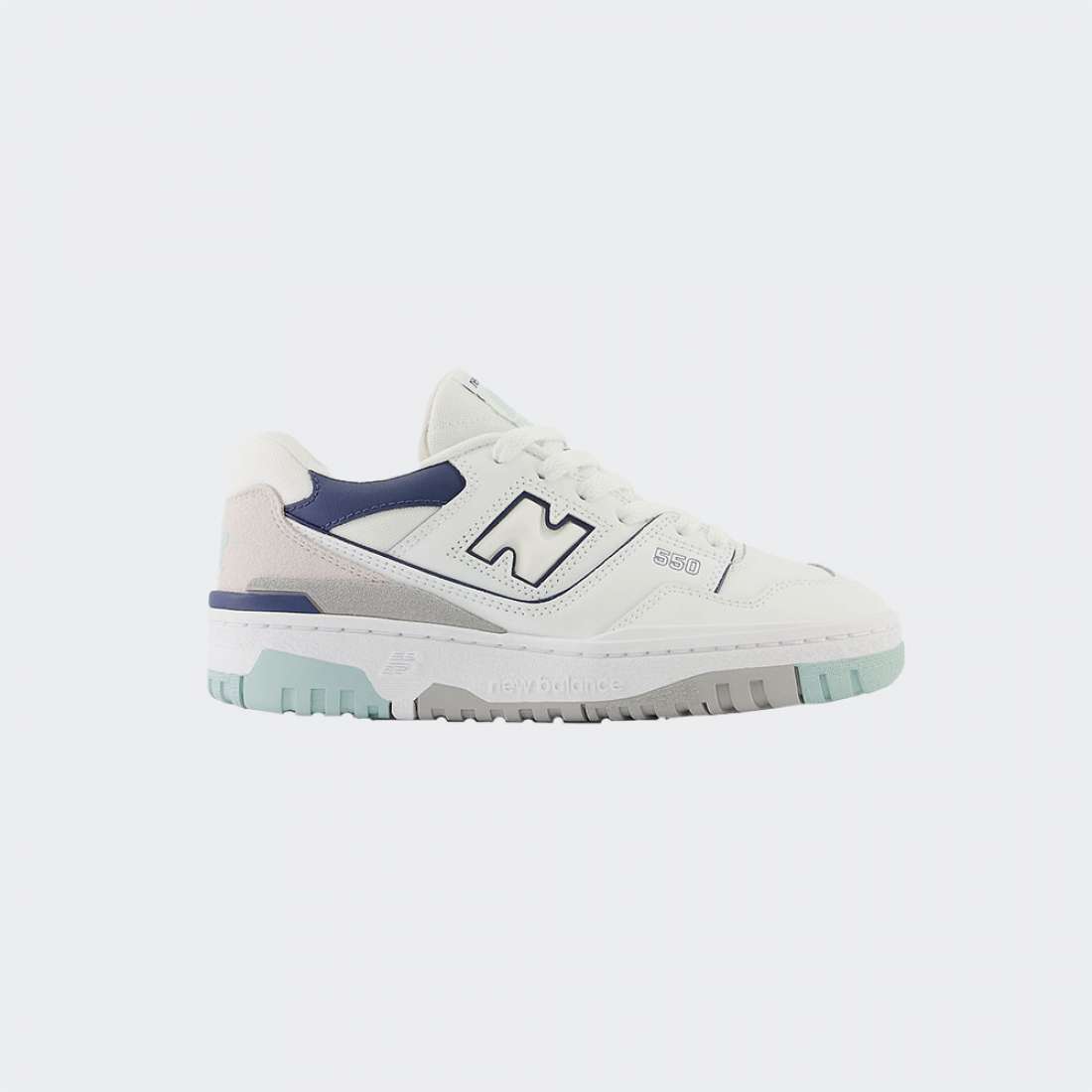 NEW BALANCE 550 GS WHITE/NB NAVY