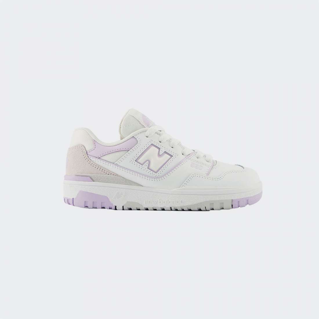 NEW BALANCE 550 GS WHITE/THISTLE