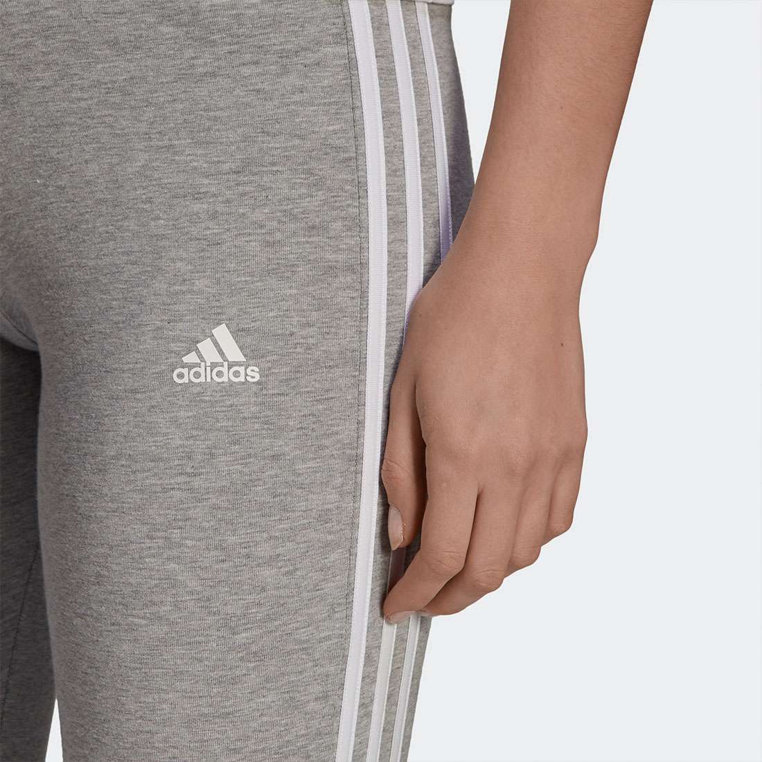 LEGGINGS ADIDAS ESSENTIALS 3-STRIPES GREY/WHITE