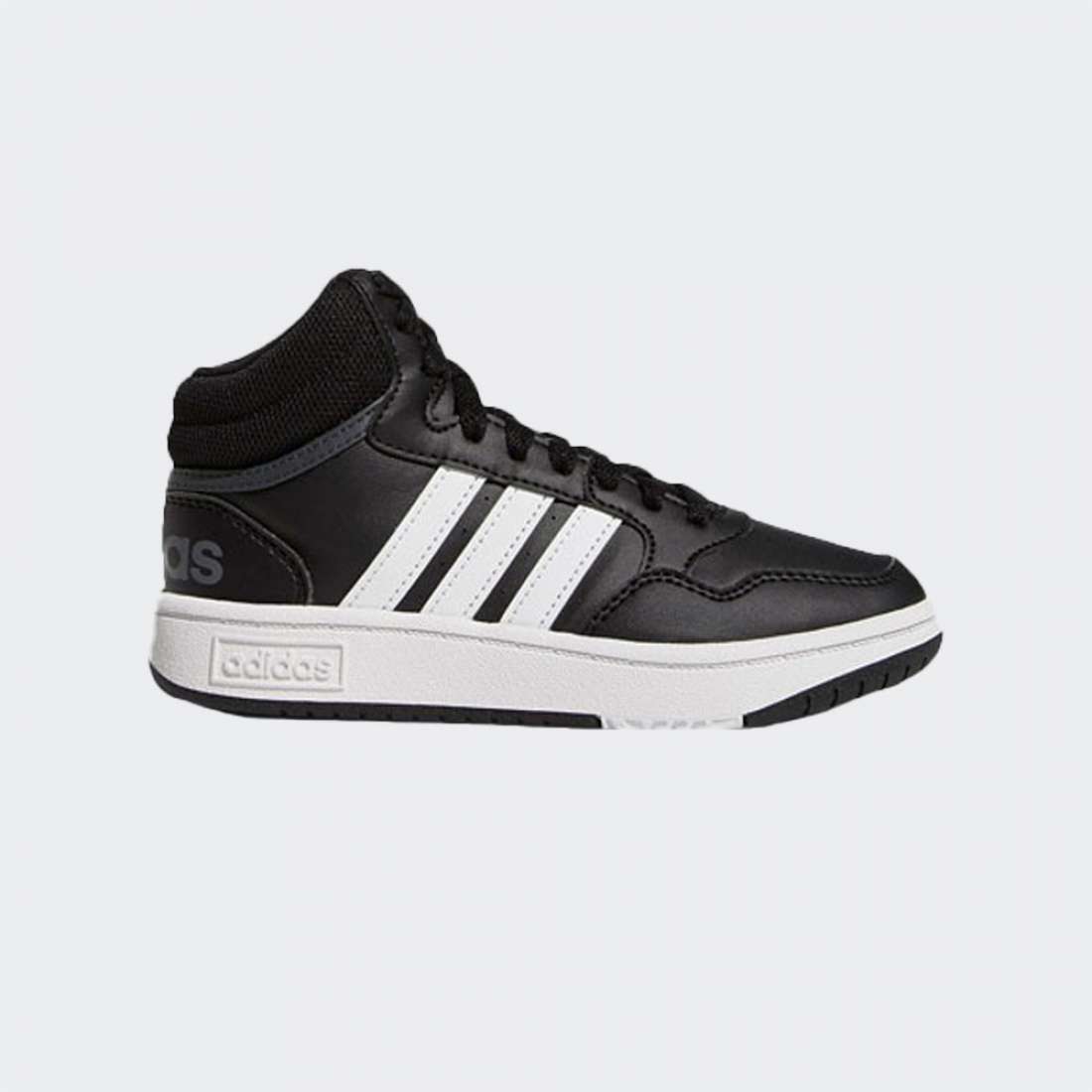 ADIDAS HOOPS 3.0 MID K BLACK/FTWWHT/GRESIX