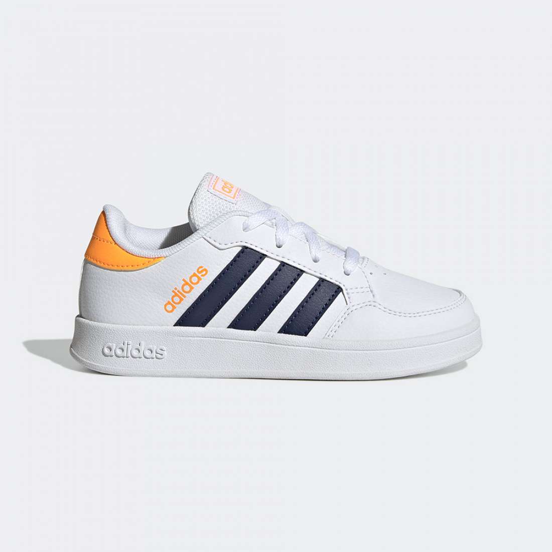 ADIDAS BREAKNET K FTWWHT/DKBLUE/FLAORA