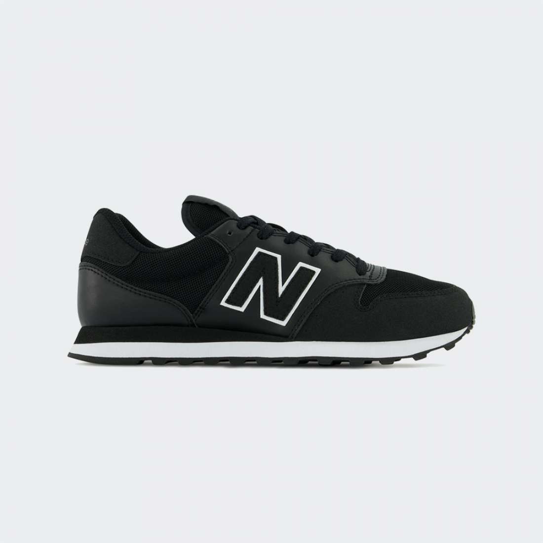 NEW BALANCE 500 BLACK/BLACK METALLIC