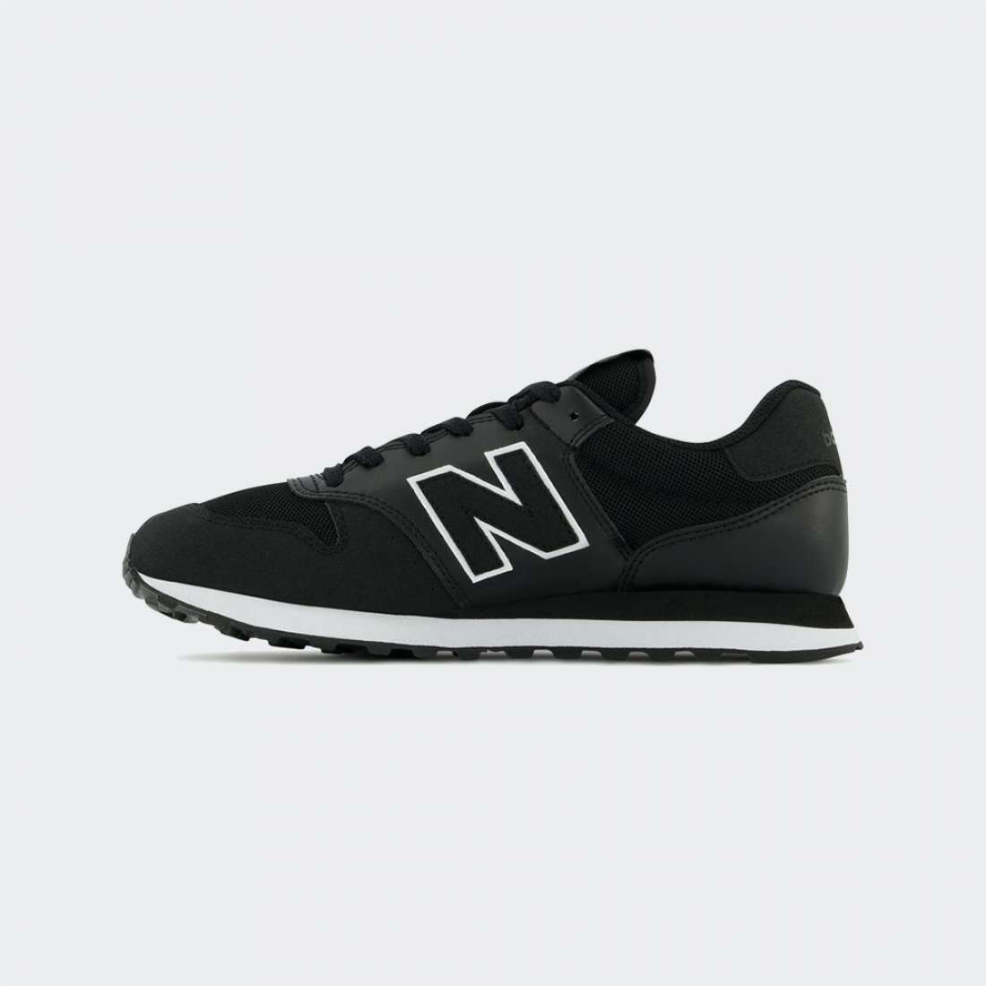 NEW BALANCE 500 BLACK/BLACK METALLIC