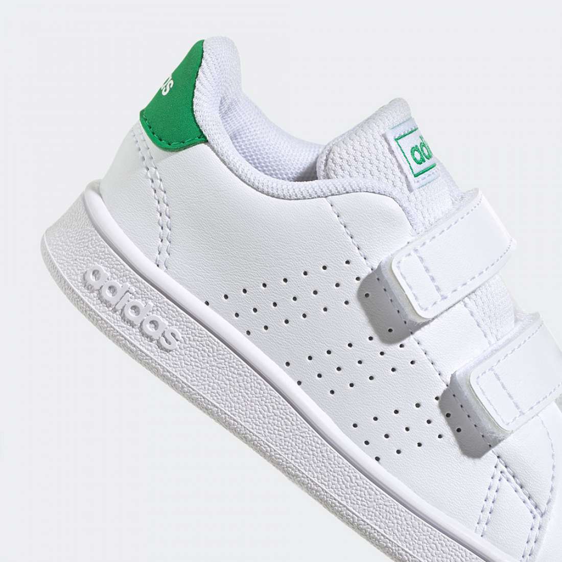 ADIDAS ADVANTAGE I CF FTWWHT/GREEN/CBLACK