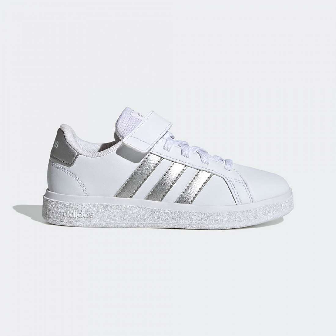 ADIDAS GRAND COURT 2.0 K FTWWHT/SILVE/SILVE