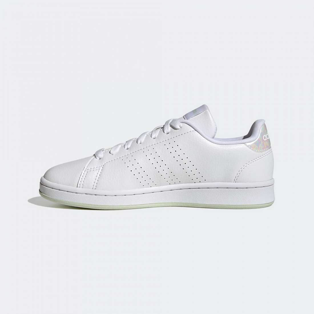 ADIDAS ADVANTAGE J FTWWHT/FTWWHT/LINGRN