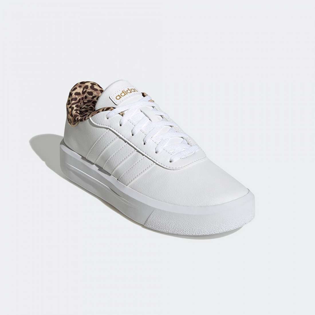 ADIDAS COURT PLATFORM W FTWWHT/FTWWHT/GOLDMT