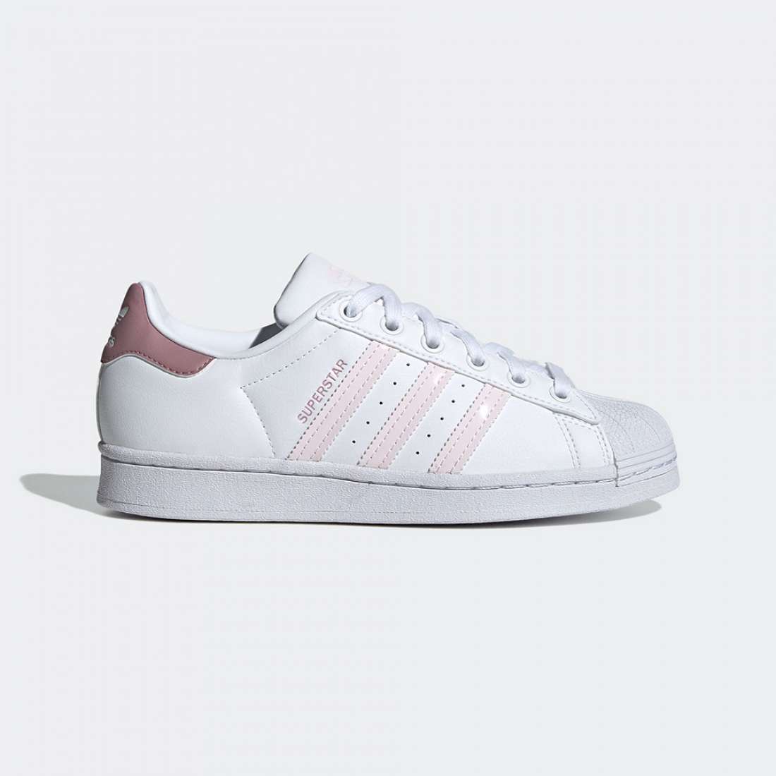 ADIDAS SUPERSTAR J FTWWHT/ALMPNK/MAGMAU