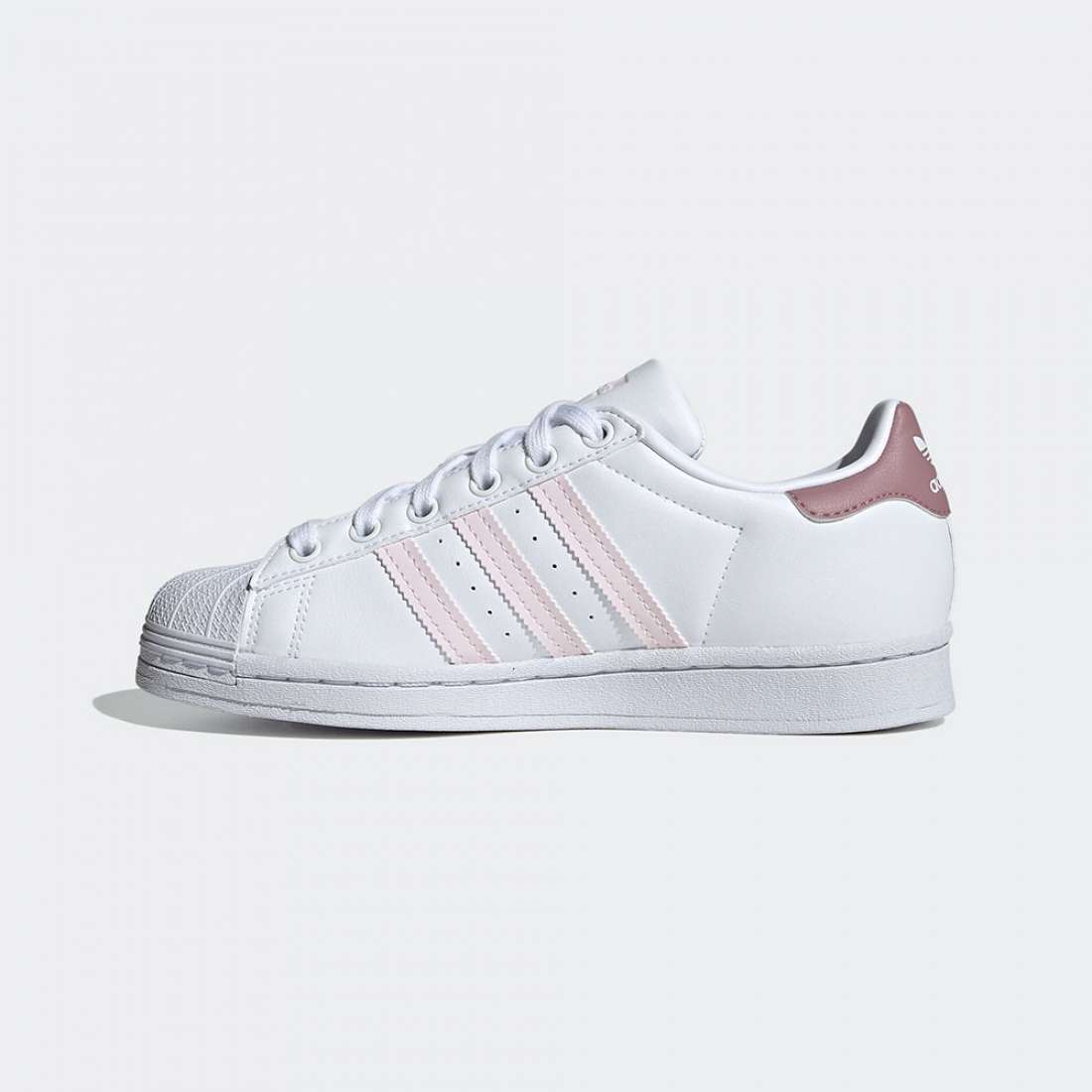 ADIDAS SUPERSTAR J FTWWHT/ALMPNK/MAGMAU