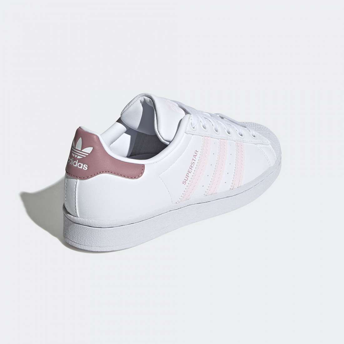 ADIDAS SUPERSTAR J FTWWHT/ALMPNK/MAGMAU