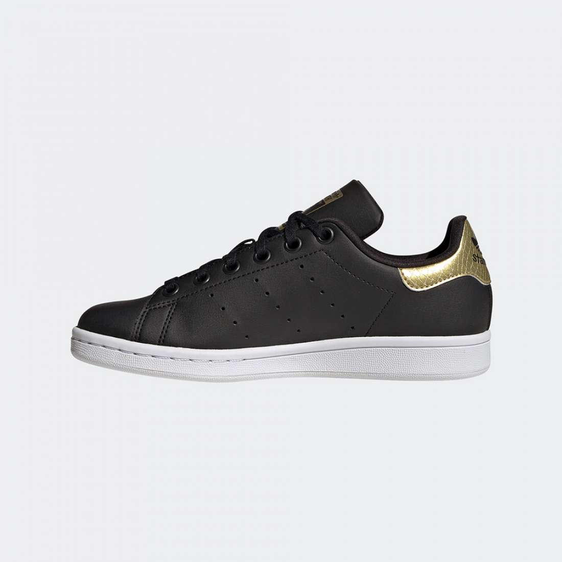 ADIDAS STAN SMITH J BLACK/FTWWHT/GOLDMT