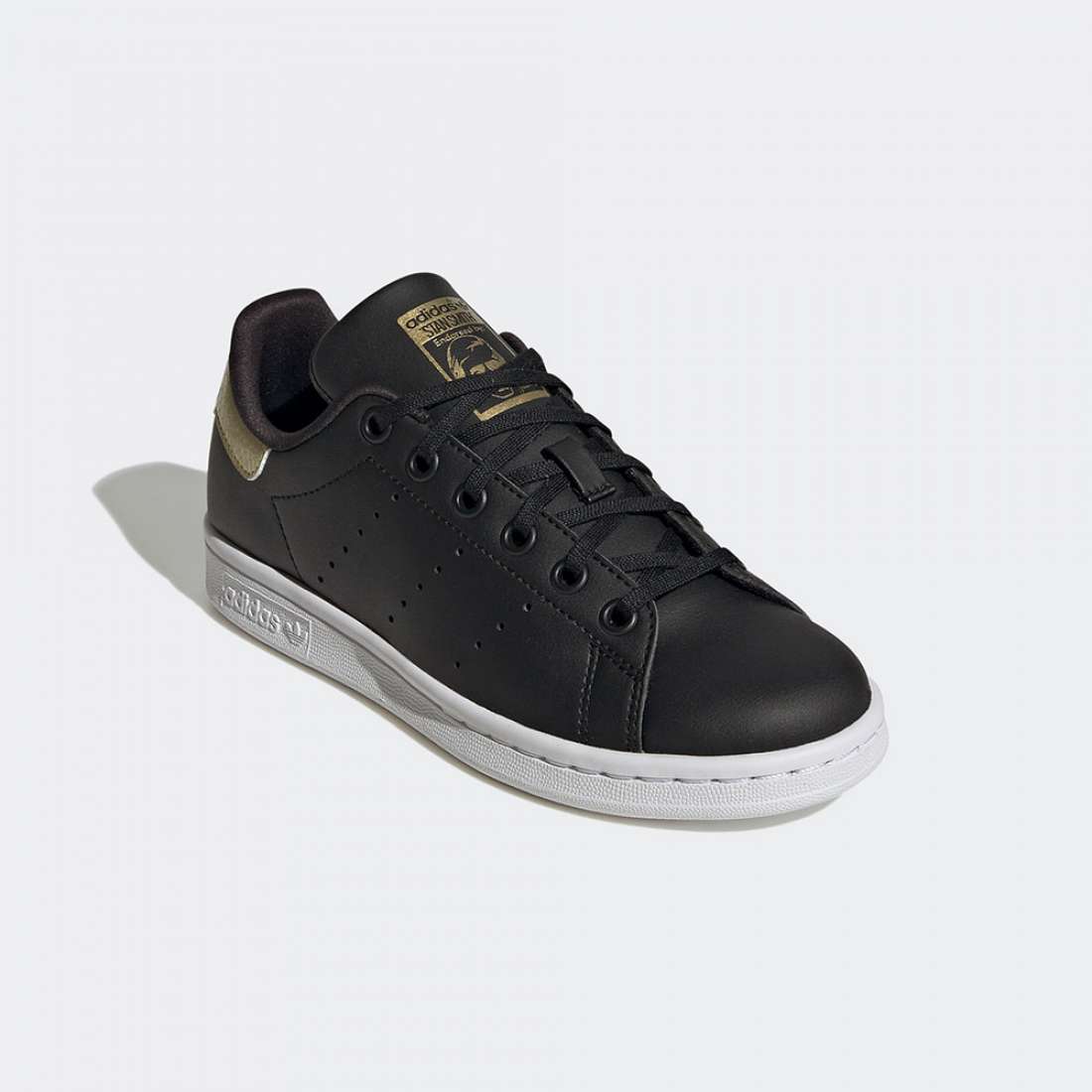 ADIDAS STAN SMITH J BLACK/FTWWHT/GOLDMT