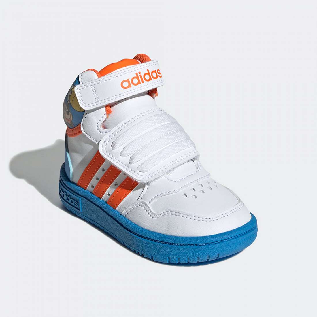 ADIDAS HOOPS 3.0 MID K FTWWHT/IMPORA/PULBLU