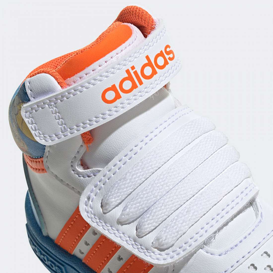 ADIDAS HOOPS 3.0 MID K FTWWHT/IMPORA/PULBLU