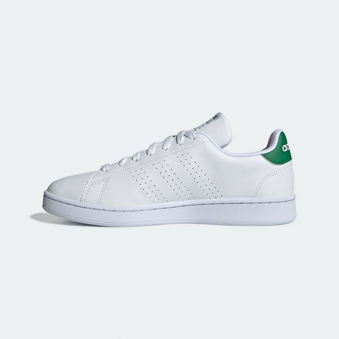 ADIDAS ADVANTAGE FTWWHT/FTWWHT/GREEN