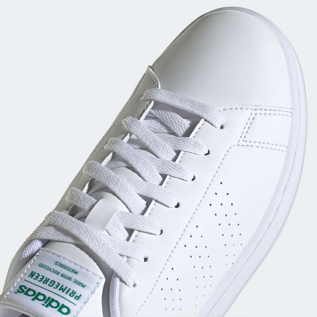 ADIDAS ADVANTAGE FTWWHT/FTWWHT/GREEN