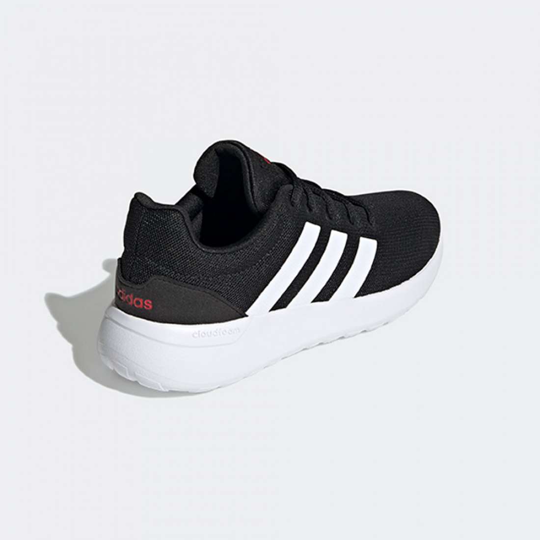 ADIDAS LITE RACER 2.0 BLACK/FTWWHT/SCARLE