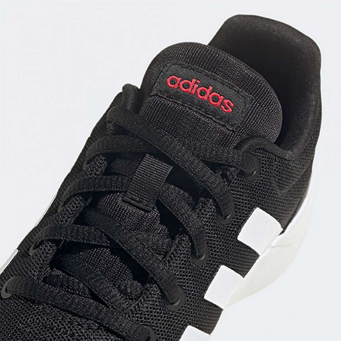 ADIDAS LITE RACER 2.0 BLACK/FTWWHT/SCARLE