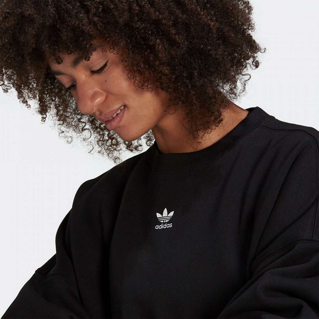 SWEATSHIRT ADIDAS FLEECE ADICOLOR ESSENTIALS BLACK