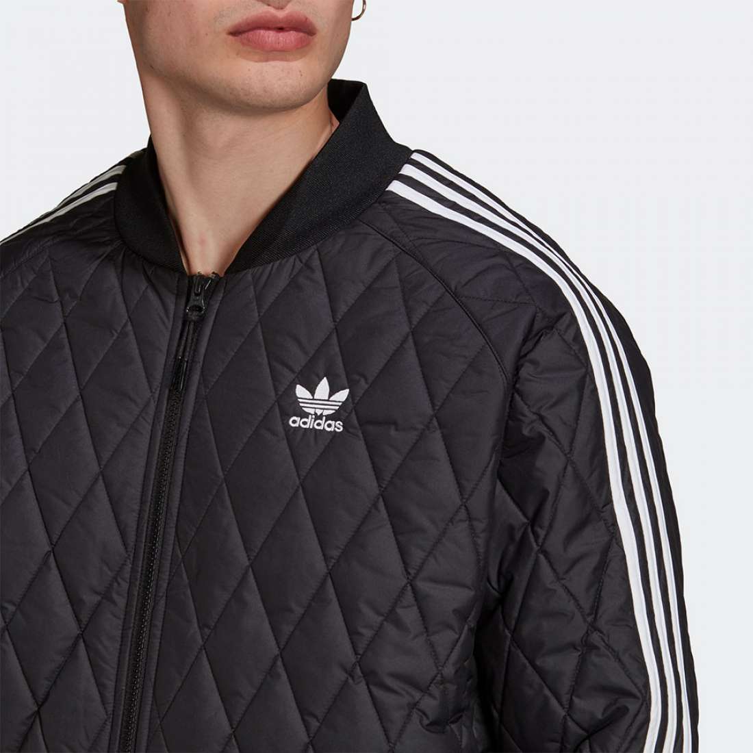 BLUSÃO ADIDAS QUILTED BLACK