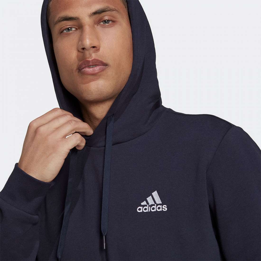 HOODIE ADIDAS ESENTIALS FLEECE LEGINK/WHITE