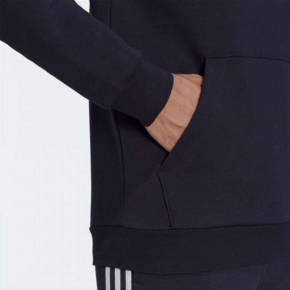 HOODIE ADIDAS ESENTIALS FLEECE LEGINK/WHITE