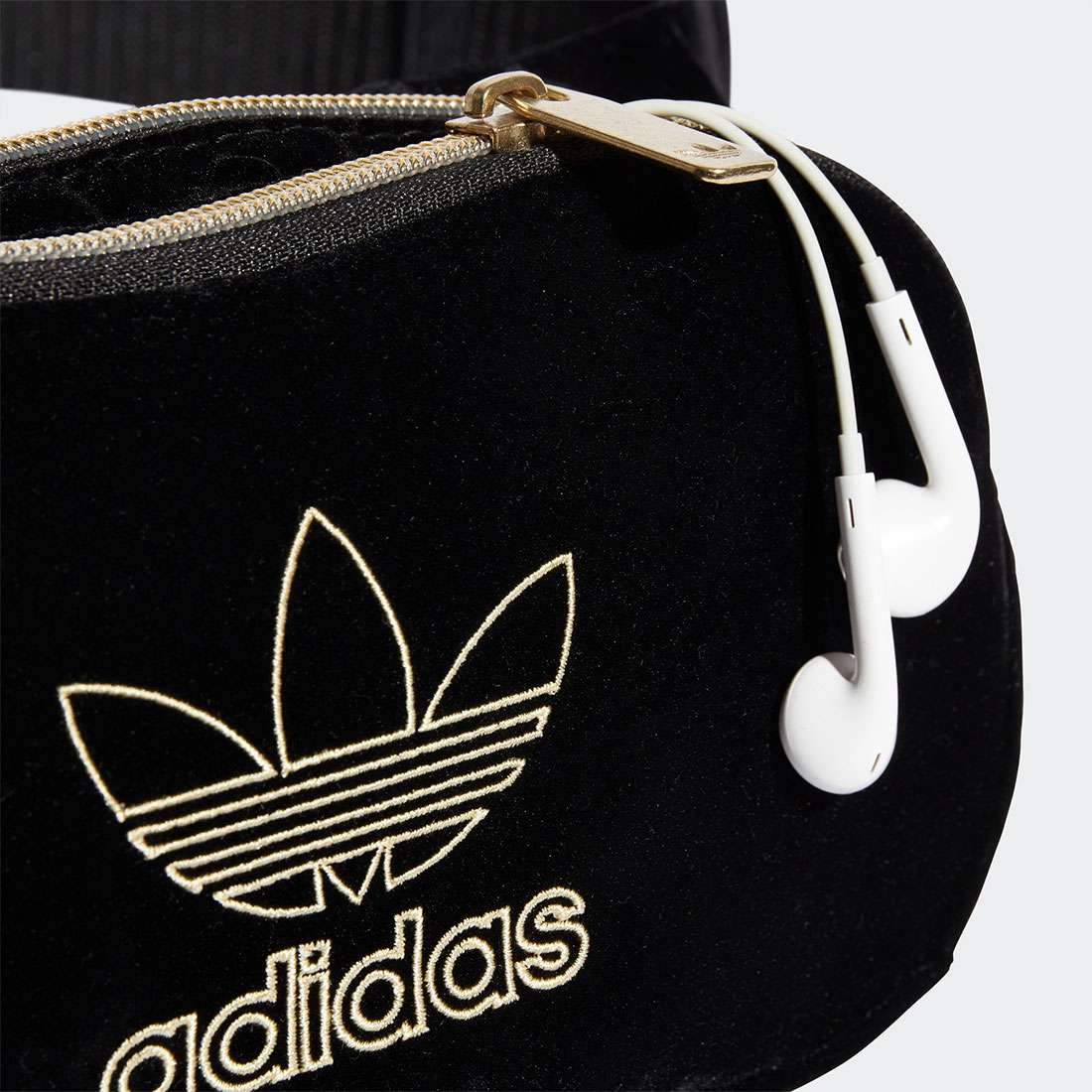 BOLSA DE CINTURA ADIDAS BLACK/GOLDMT