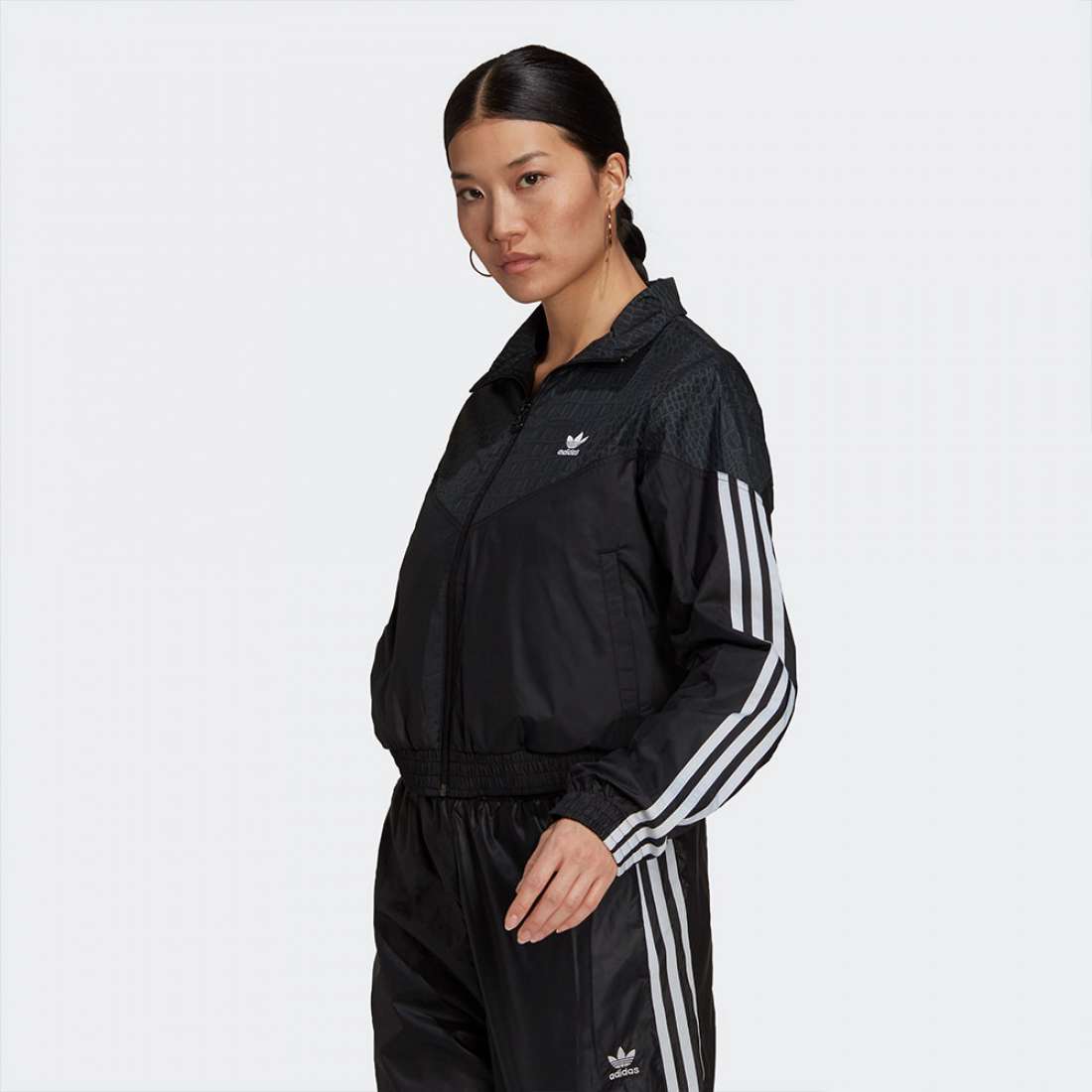 CORTA-VENTO ADIDAS TRACK TOP BLACK/CARBON