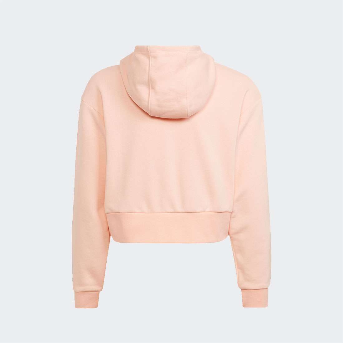 HOODIE ADIDAS ADICOLOR CROPPED CORNEB/WHITE